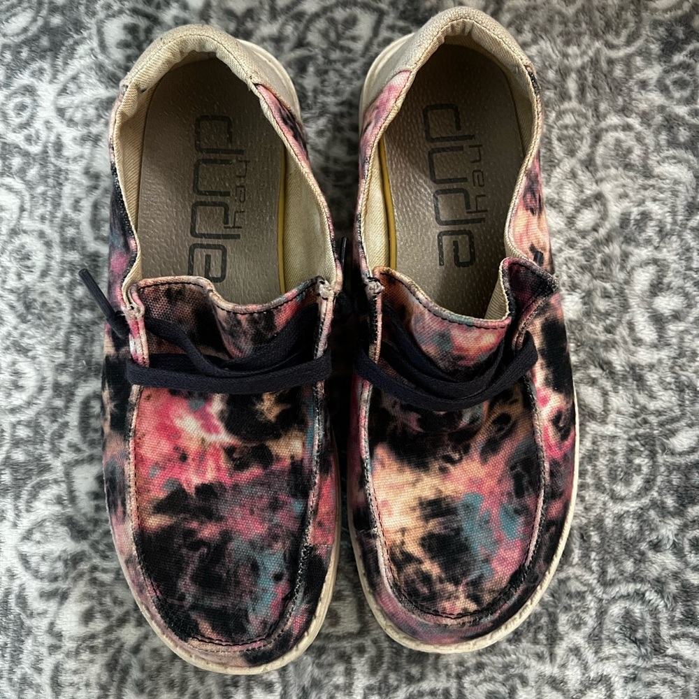 HEY DUDE Tie-Dye Shoes